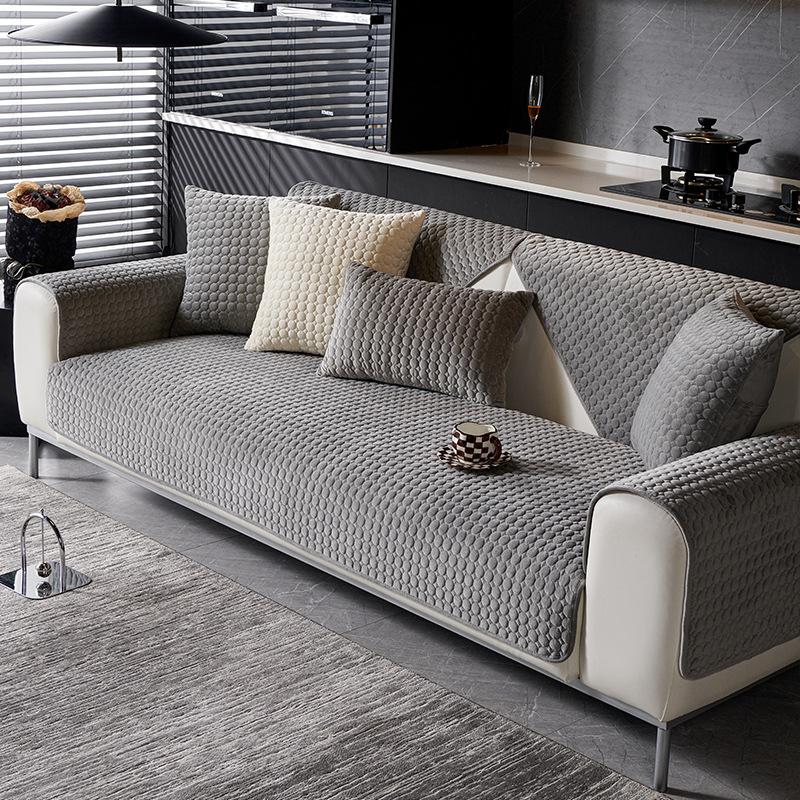 Однотонная плюшевая подушка для дивана для гостиной, диванный коврик глубокого цвета, светлая роскошная подушка для дивана с узором из верблюжьего бархата