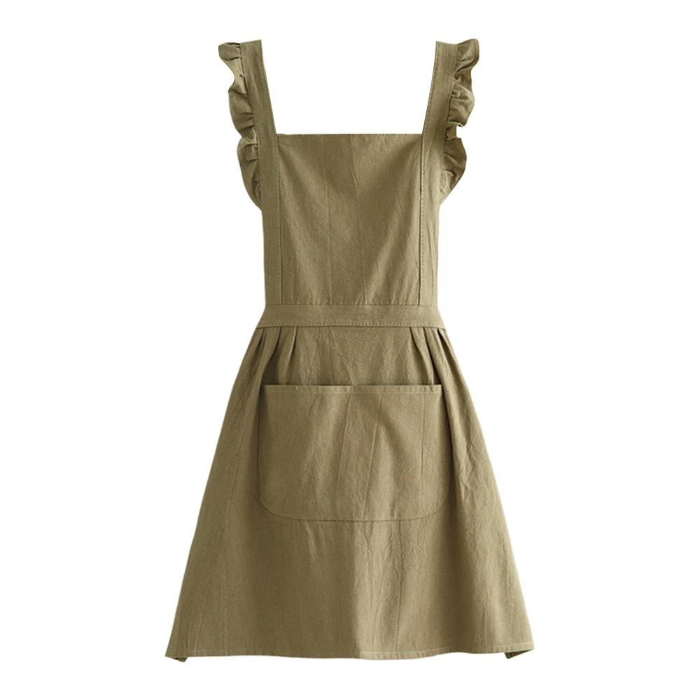 Waterproof Kitchen Apron Wear-resistant Barista Apron New Cooking Aprons  Household