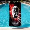 SC Freiburg Print Beach Towel Design, Soft, Lightweight. for Home Bathroom, Spa, Pool, Yoga, Surfing, Camping, Gift for Family, Friend