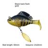 Artificial Soft bass Bait with Lead hook Dark Sleeper Soft Plastic Bait 2024 Minnow Lure