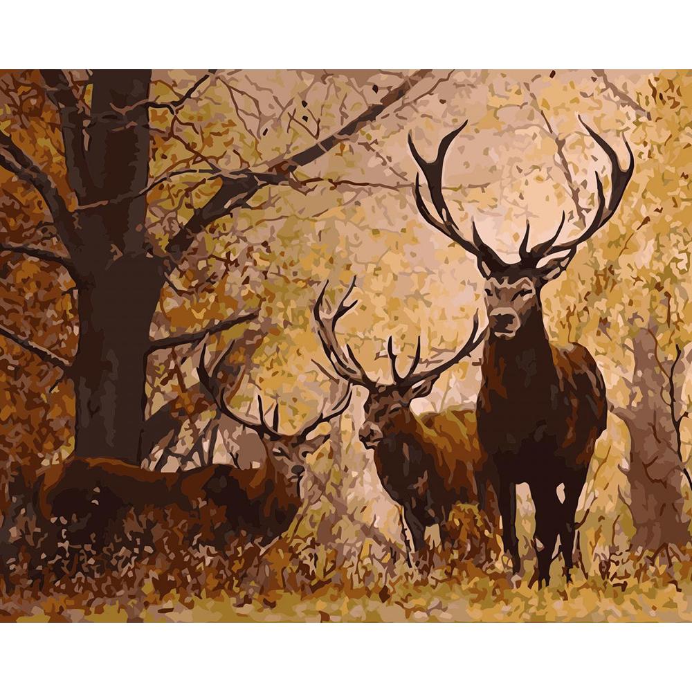 Frameless Picture Diy Painting By Numbers Animal Coloring By Numbers Acrylic Canvas Painting Handpainted Drawing Art