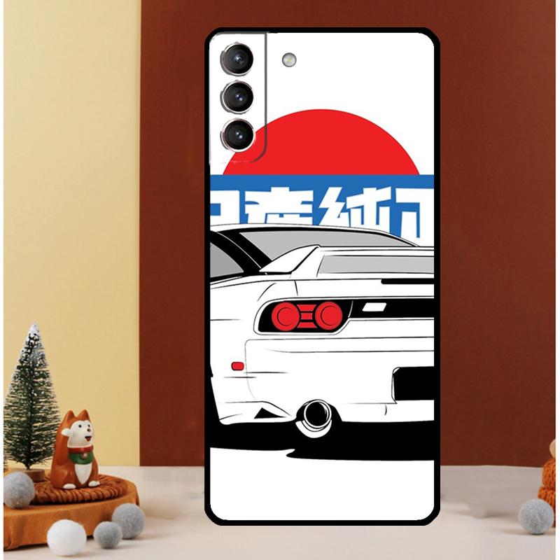 Спортивный автомобиль JDM Дрифт Чехол Для Samsung Galaxy S23 S24 Ultra S8 S9 S10 S22 Plus Note 10 20 Ultra S20 S21 FE Чехол