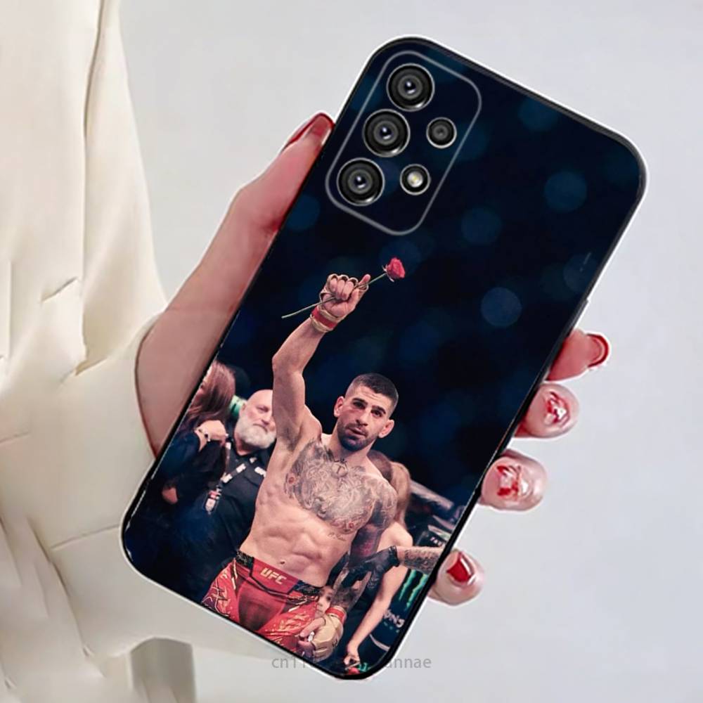 Чехол для телефона I-Ilia Champion T-Topuria для Samsung Galaxy A13,21s,22,31,32,52,53,71,80,A91 Мягкий черный корпус