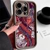 Защитные чехлы для телефонов Ae77 Dragon Design Art для iPhone 13, 14, 15 Pro Max 11 XR infinix Hot 40i 30i Tecno Camon 30 20 Pro, задняя крышка из ТПУ с ангельскими глазками