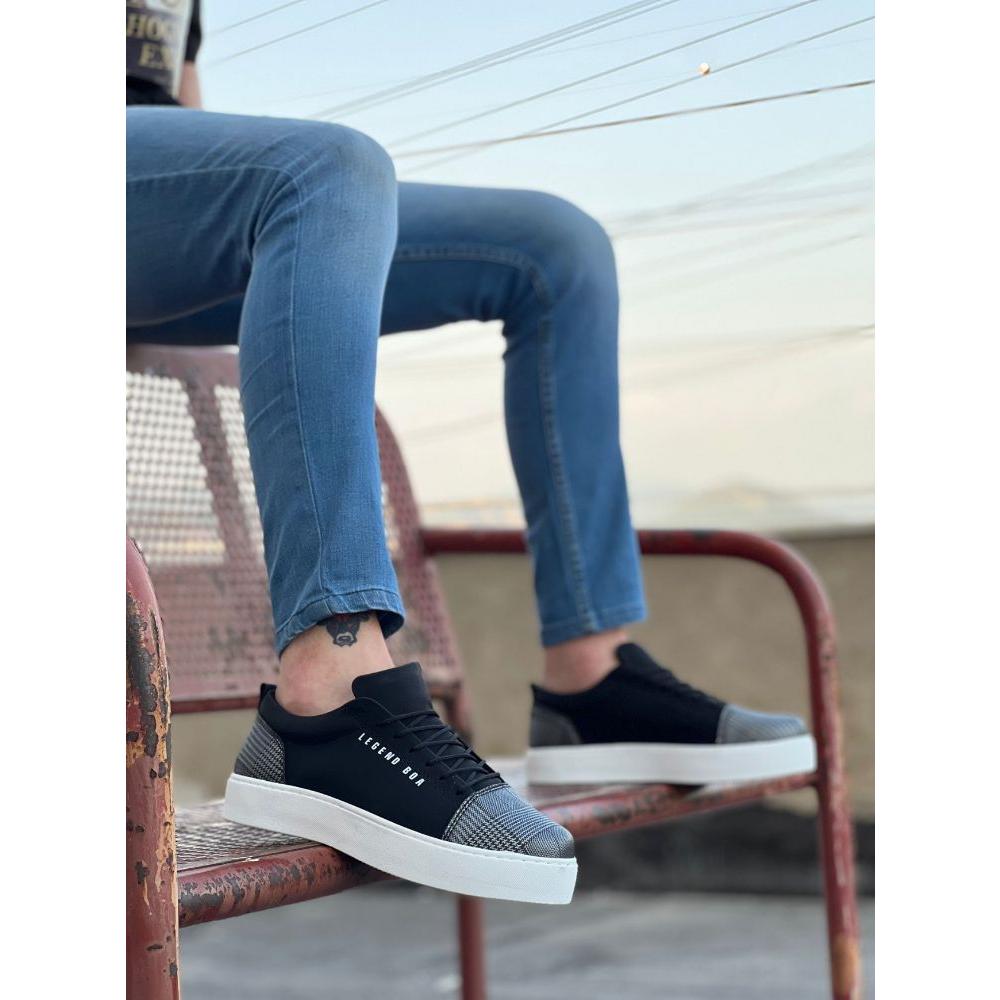 B104 Повседневная обувь для мужчин Спортивная модная мужская обувь на шнуровке Легкая и удобная подошва Сезонная обувь для мужчин