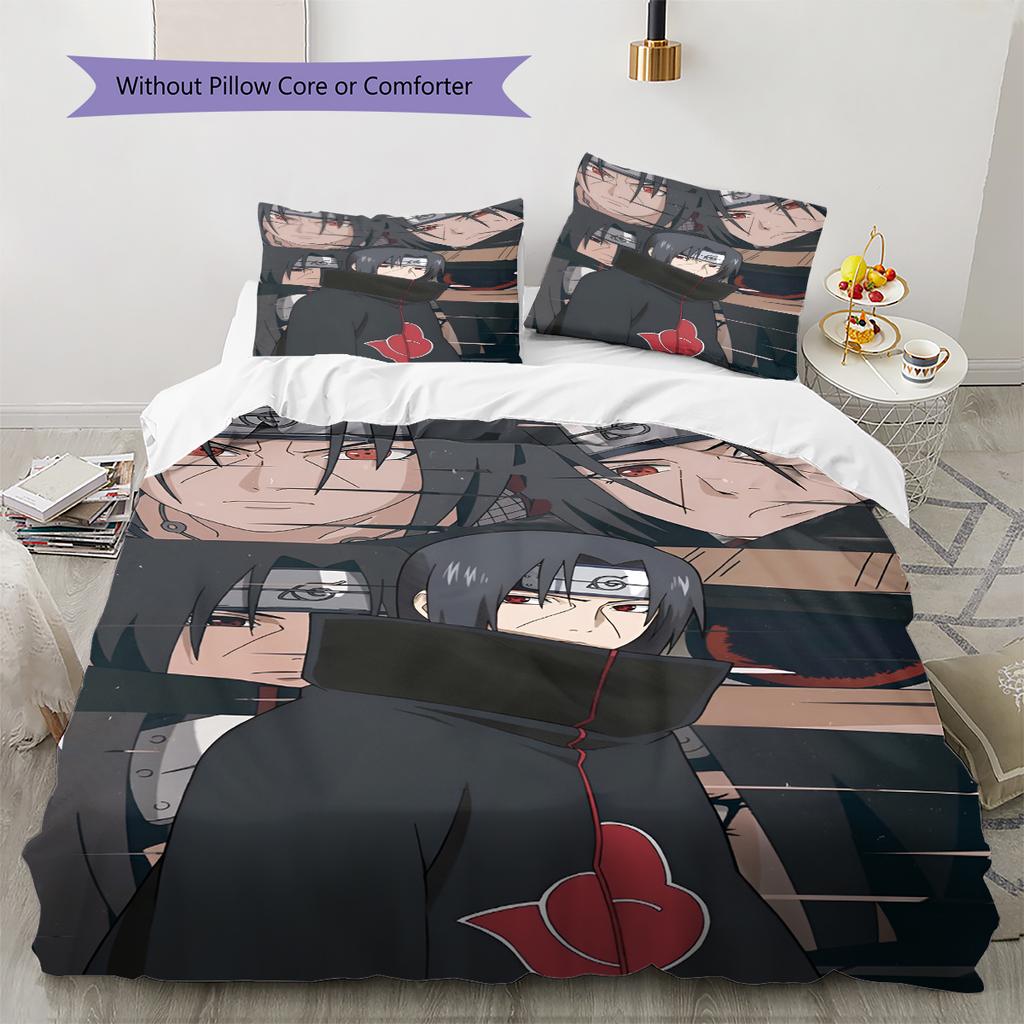 Мультяшный Узор Комплект Постельного Белья Одеяло Пододеяльник Наволочка Домашний Декор Подарок на День Рождения (1 пододеяльник + 2 наволочки, без наполнителя)