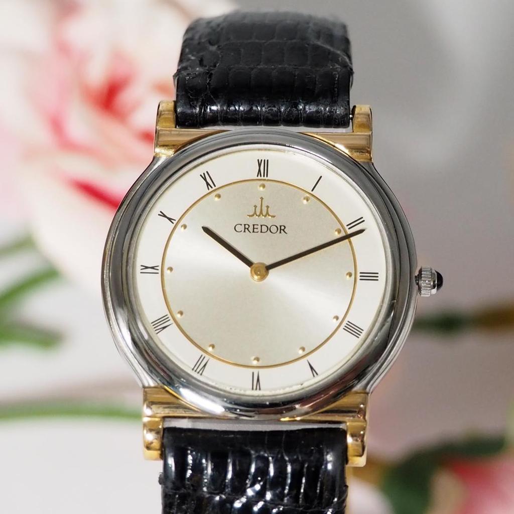 [USED] Credor Seiko K18 Watch 824