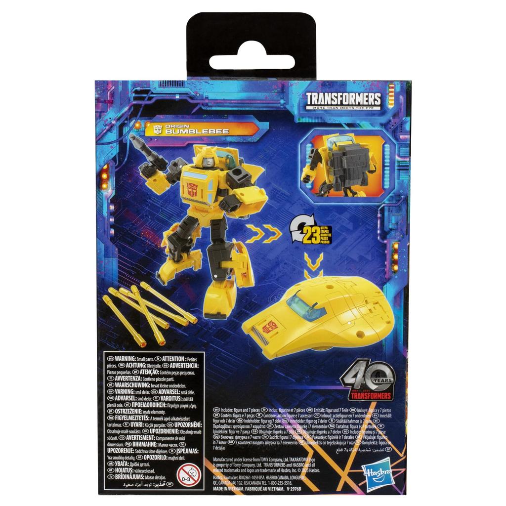 Transformers Legacy Deluxe Class Origins Bumblebee Transformation Фигурка 5.5" 8+