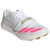 adidas Adizero TJ/PV Удобные Дышащие Поддержка Функциональность Классификация Унисекс Спортивная Обувь Белый Красный KJ9542