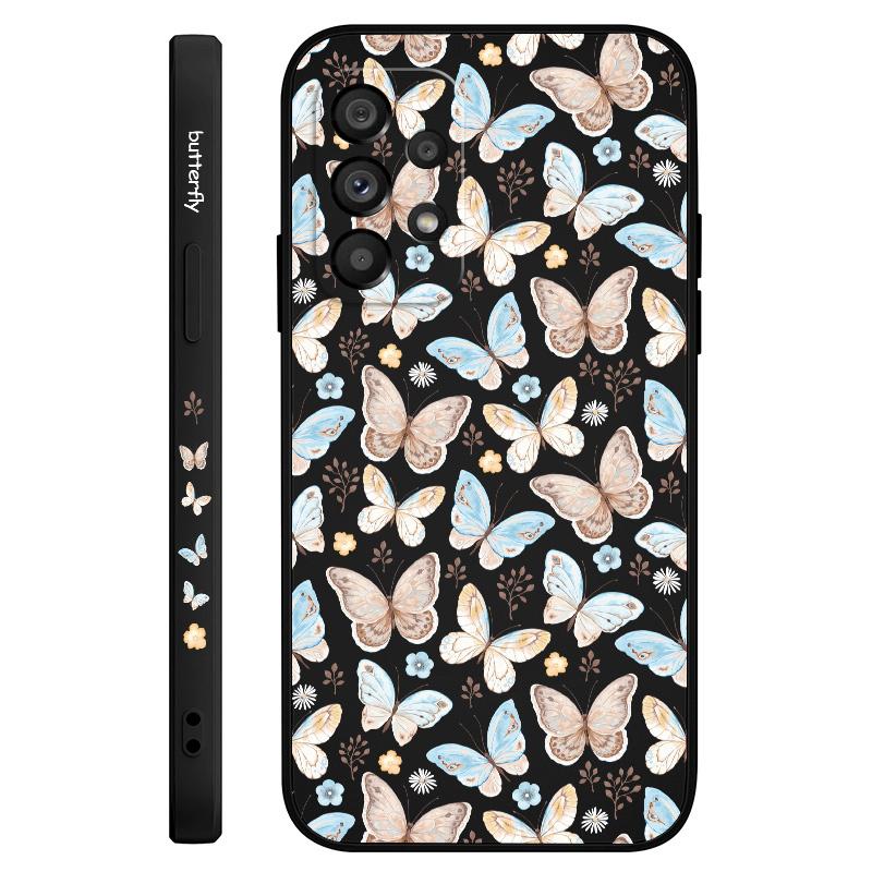 Flying Butterfly Case For Samsung Galaxy A73 A53 A33 A23 A13 A72 A52 A52S A32 A22 A12 A71 A51 A31 A21S 4G 5G Cover