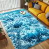 Ocean Waves Living Room Nonslip Area Rug Soft Carpet For Bedroom Game Playroom Sofa Office Home Decor Doormat Christmas Gift C9302203