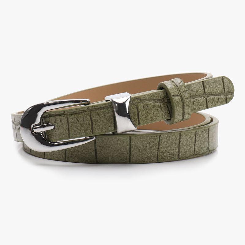 Highend Pu Leather Waist Belt With Textured Finish For Chic Office And Daywear