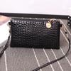 Fashion Crocodile Women's Bags Coin Purses Crossbody Bag Hardware Zipper Solid Color Texture Casual Simple Elegant Shoulder
