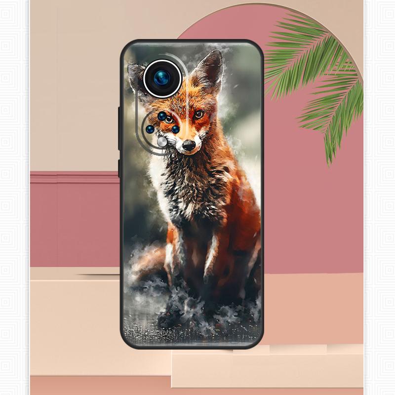 Забавный чехол с животным Красная Лиса для Honor Magic 8 Pro 7 6 5 Lite Honor 200 400 X9c X9b X9a X8b X8a X8c 50 70 90