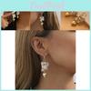 Heart Geometric Modern Earrings 2023 Trendy Gold Plated Hoops Women For