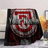 1PC Ssv Jahn Regensburg Custom Name Patterned Flannel Blanket Suitable For All Seasons For Home Decor Warmth And Comfort Gifts Holiday Present