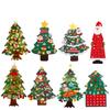 DIY Felt Christmas Tree Christmas Decoration for Home Navidad New Year Christmas Ornaments Santa Claus Xmas Kids Gifts