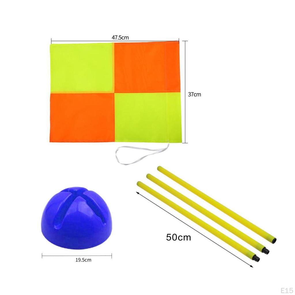 Футбольный уголок с флагом, футбольное поле, игровое оборудование для