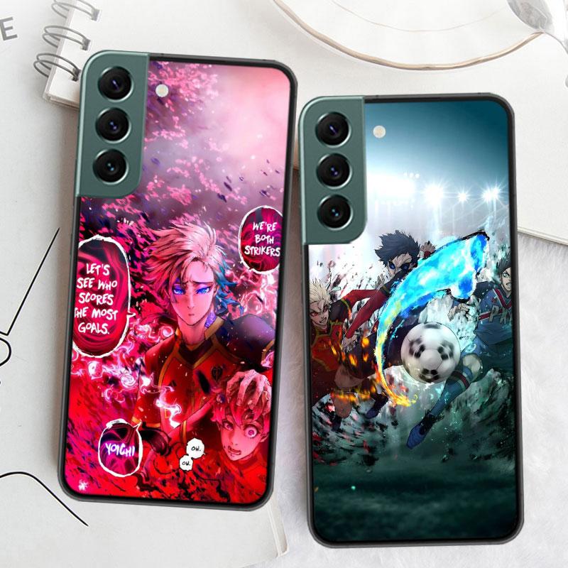 Чехол для телефона Аниме Blue Lock Для Samsung Galaxy S22 S25 Ultra S21 S10 Plus S26 Edge S20 S23 S24 FE Чехол Силиконовый Мягкий TPU Cle