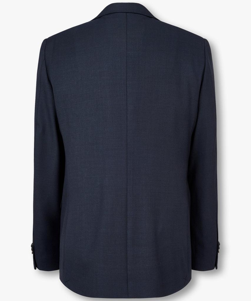 Man On The Boon Notched Lapel Wool Suit Jacket_Navy 4714351002