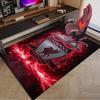 Футбольный клуб Ливерпуль Коврик для офиса, Коврик под кресло, Декоративный ковер Коврик для гостиной, Большой размер Подарки для фанатов Рождественские подарки