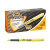 Bic Japan Bic Маркер-хайлайтер Grip Желтый Флуоресцентный 12 BRIGRIP12YLW Маркер, Количество,