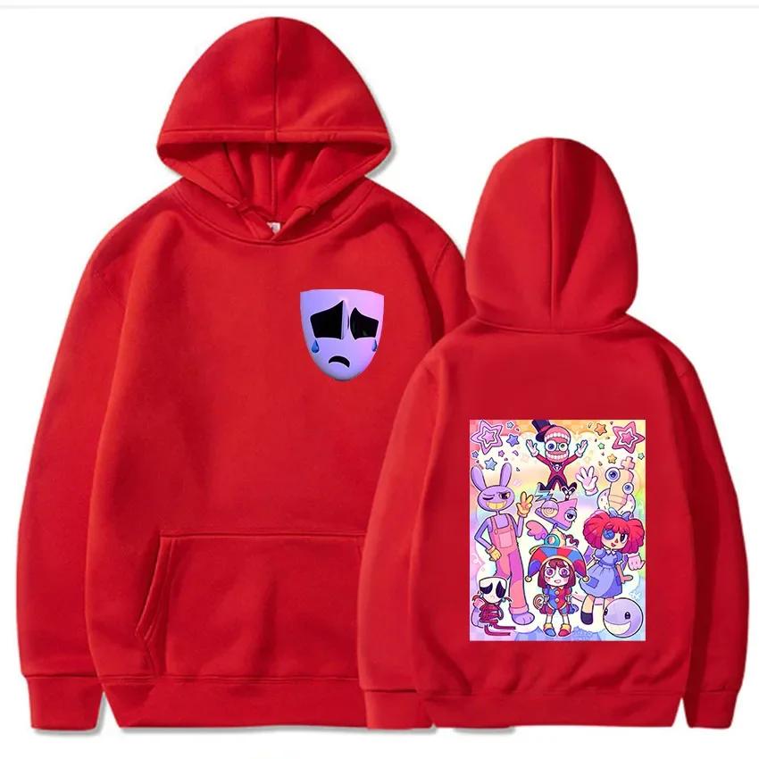 Удивительный Цифровой Цирк Толстовки Женские Харадзюку Каваи Помни Джекс Гангл Кингер Зубл Рагата Топы Унисекс Толстовки с капюшоном