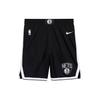 NBA Brooklyn Nets Icon Edition Dri-FIT Swingman Shorts Black/White Men Streetwear AJ5584-010