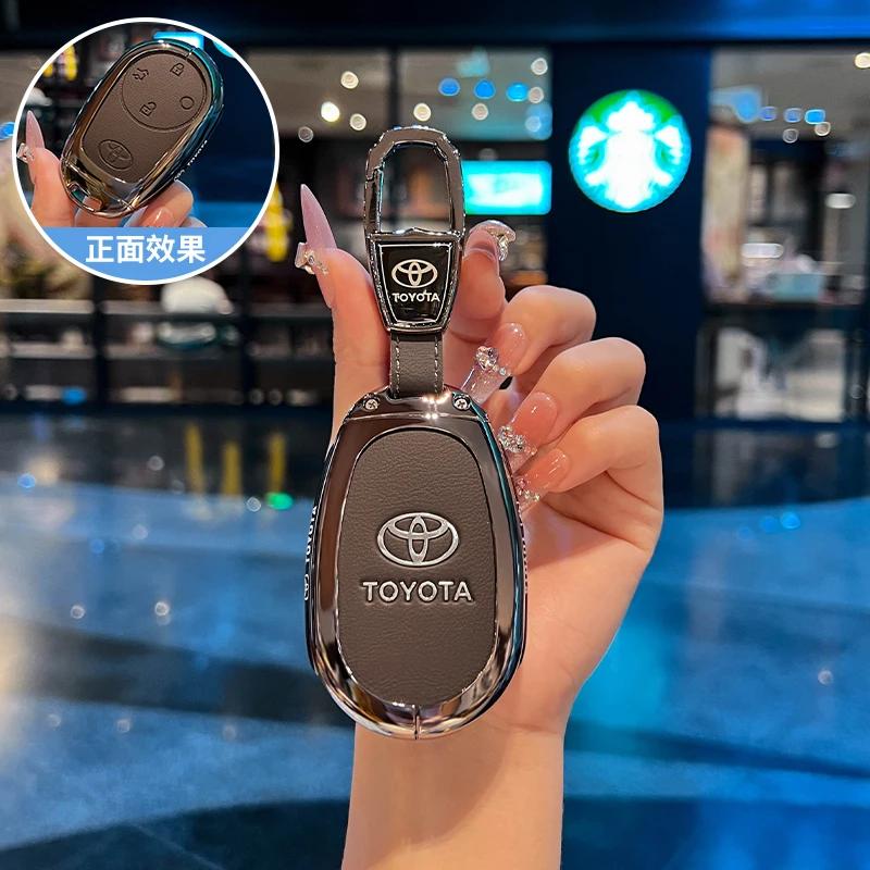 4 Buttons Car Key Case Cover Shell Fob for Toyota bZ3X Bózhì 3X Platinum 3X 2025 Air_Pro_max Car Interior Keychain Accessories