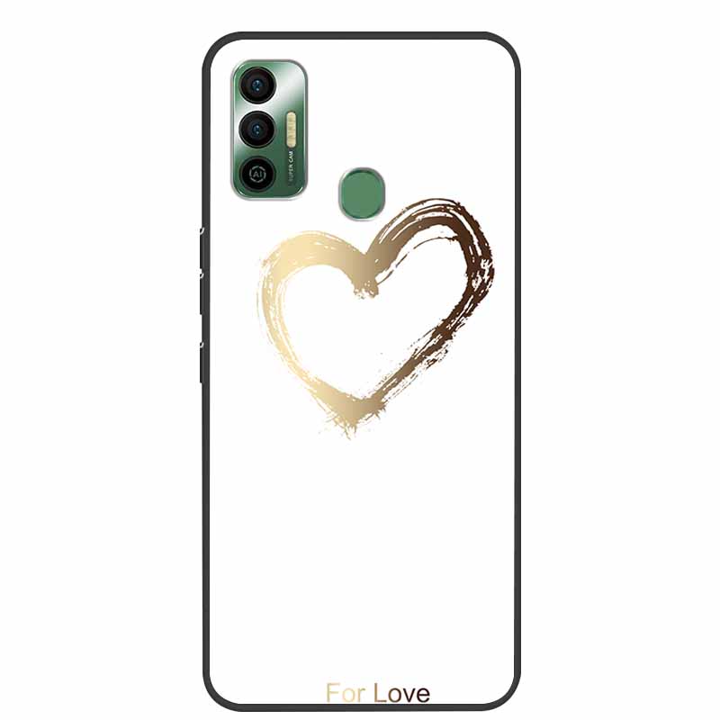 Для Tecno Spark 7 Чехол Роскошный Силиконовый Мягкий ТПУ Чехол для Телефона Для Tecno Spark 7 Pro Spark 7P Spark7 Защитный KF6 Coque