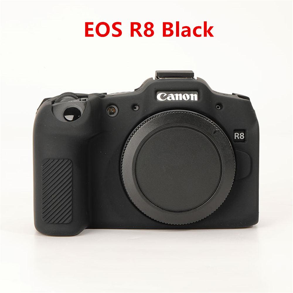 Мягкий силиконовый защитный чехол для корпуса камеры для Canon EOS R5 R5II R6 R6II R7 R8 RP R10 Ударопрочная резиновая накладка