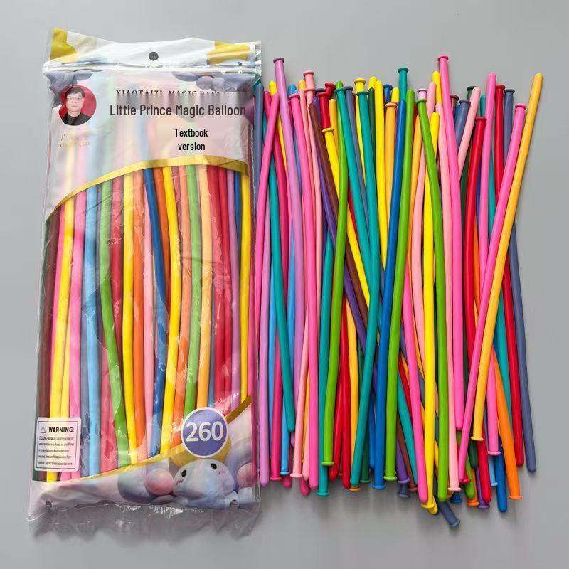 260 Нетоксичных Длинных Воздушных Шаров Макарон для Детей - Магический Клоун Моделирование