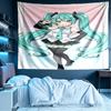 Hatsune Miku Print Tapestry, Lightweight Wall Hanging, for Bedroom, Dorm, Living Room, Home Art Decor, Birthday Christmas Gift