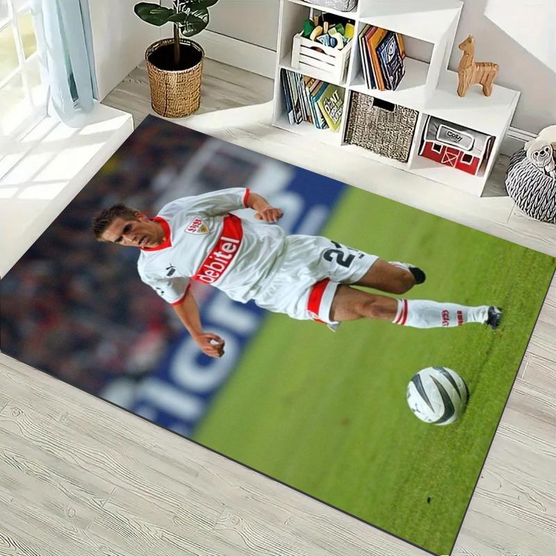 VfB Stuttgart Football Player Rug Non Slip Floor Carpet Living Room Game Room Soccer Fan Home Decor Gift