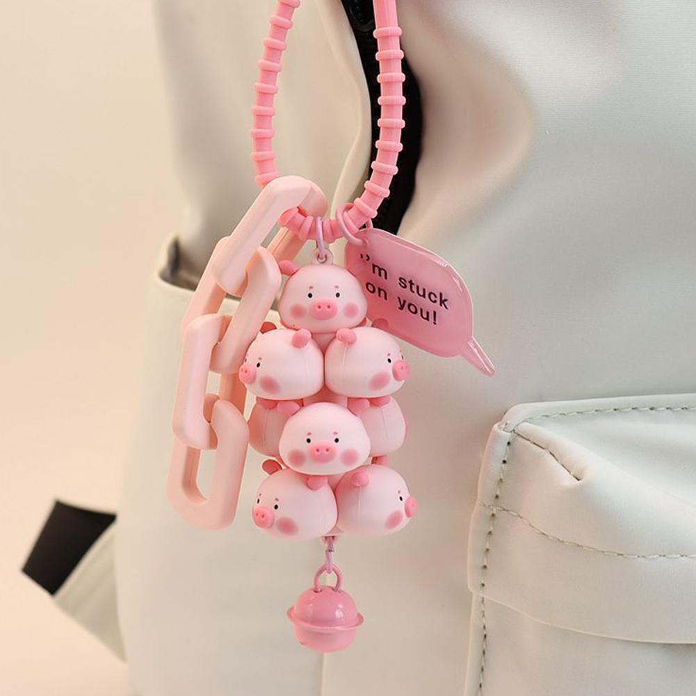 Милый мультяшный брелок в виде свиньи-панды, брелки для ключей, женские сумки, рюкзаки, детские подарки на день рождения для девочек #470107