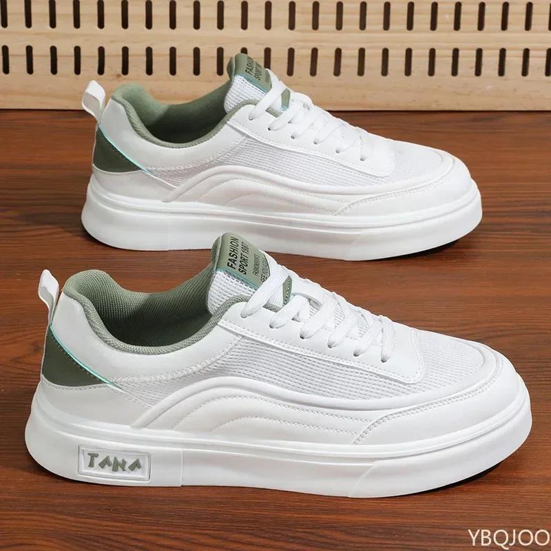 Men'S Sports Shoes Spring New Casual Breathable Board Shoes Men'S Fashion Shoes Comfortable Running Shoes Platform Shoes