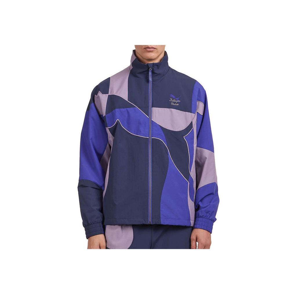 Puma X KidSuper Studios Collaboration Cellarator FW24 Outdoor Casual Zip Long Sleeve Jacket Men Jacket Lapis-Lazuli 626699-27