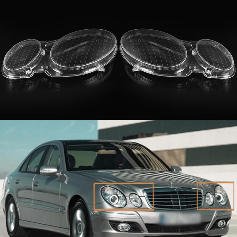 E240 Headlight Cover W211 Car Headlight Lens Glass Cover For Benz W211 E240 E200 E350 E280 E300 2002-2008 Lamp cover Cover Shell