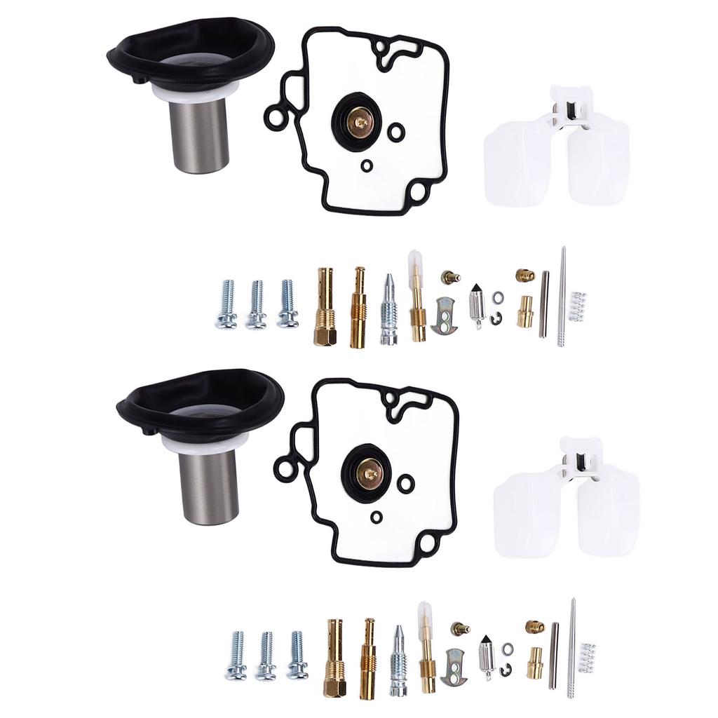 2 Sets Motorcycle Carburetor Repair Kit 22mm Universal for GY6 125CC ATV Go Kart Scooters