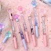 Transparent Luminous Cats Paw Gel Ball Point Pen for School