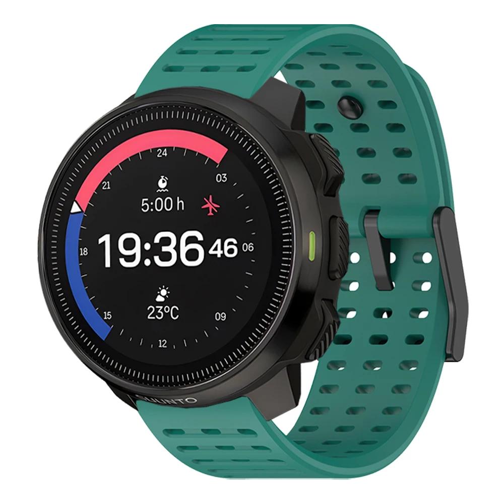 22 мм ремешок для Suunto RACE S / Ocean / Vertical Силиконовый браслет для Suunto 5 9 Peak Pro Сменный ремешок для часов Браслет