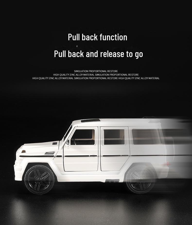 Большой 1:24 Модель легкосплавного автомобиля Mercedes-Benz G65 со звуком и светом, инерционный двигатель для мальчиков - горячая распродажа в провинции Тайвань.