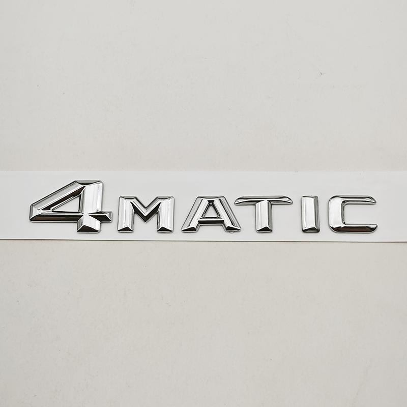JPA3 3D ABS Car Letters Logo C180 C200 4MATIC Badge Rear Trunk Emblem Decals For Mercedes Benz C Class C180 C200 Tail Accessories