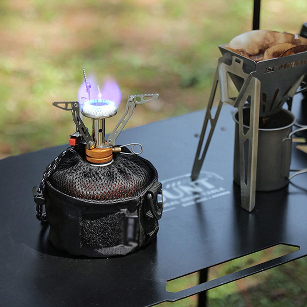 Наружные электронные печи с зажиганием, портативные аксессуары для приготовления пищи, складная газовая плита, регулируемая