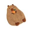 Quick-Drying Capybara Coral Fleece Hand Towel - Cute, Water-Absorbent, Hanging Kitchen Towel