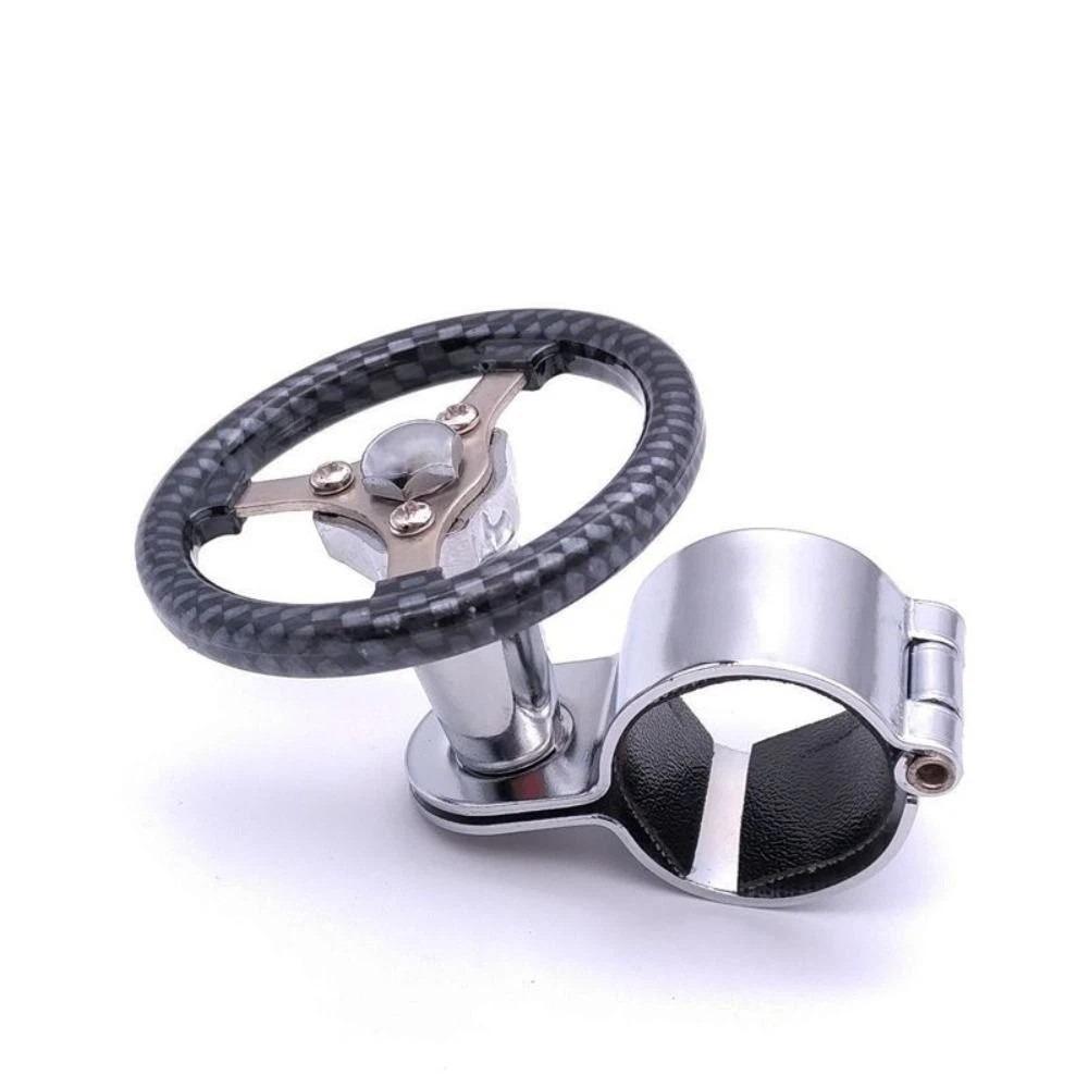 Stainless Steel One Hand Driving Knob Wear Resistant Power Steering Knob Vehicle Interior