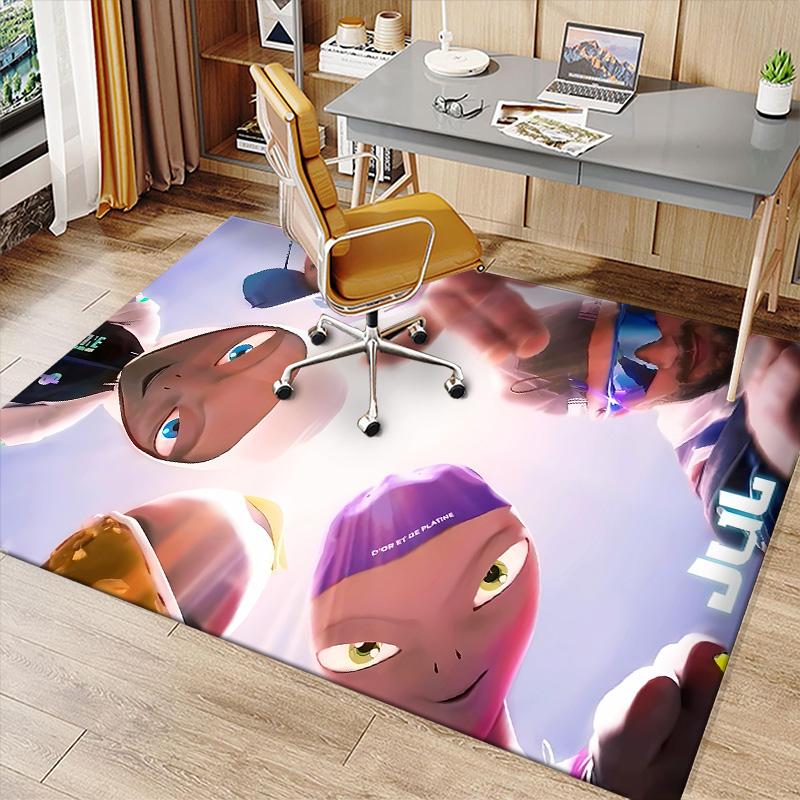 Jul rapper Printed Absorbent Washable Carpet, Non-Slip Bathroom Mats, Kitchen Rugs, Yoga Mat,Living Room Entrance, Camping Picnic Rugs