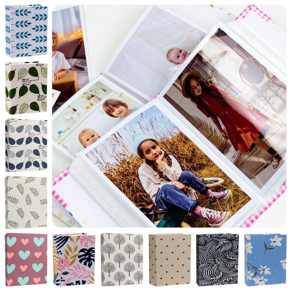 Linen Cover Photo Album 4x6 Photos Photo Storage New Slip-in Picture Albums  Children Growth