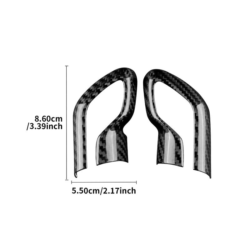 Накладка на ручку переключения передач из твердого сухого углеродного волокна для автомобилей Hyundai i30 N, Elantra N, Veloster N, Kona N, i20 N, Tucson N Line (2025).