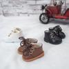 Casual Wear Clothes Accessories Fashion Doll Leather Shoes Short Boots  20cm Cotton Doll/1/12 Dolls